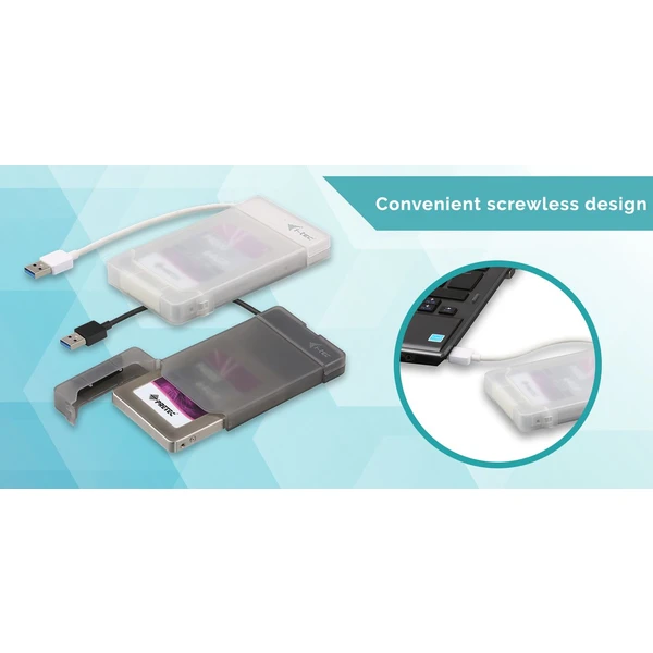 i-tec MYSAFE Easy 2,5" USB 3.0 černý - Externí boxy - Obrázek 97KWE00101