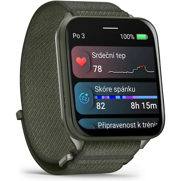 Garmin Venu X1 chytré hodinky s řemínkem ComfortFit zelené - Chytré hodinky - Obrázek 97UF000P01