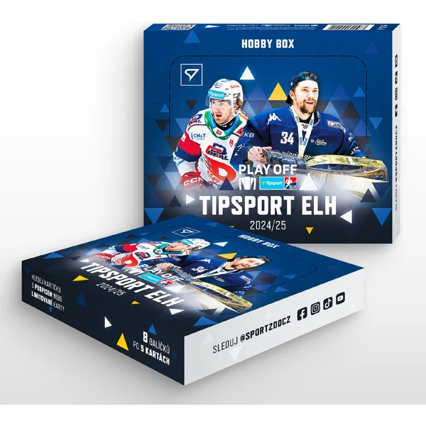 Hokejové karty SportZoo Tipsport ELH 2024/25 Play Off Hobby Box - Hokejové karty - Obrázek 97YF000K01