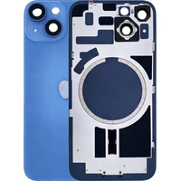 Náhradní zadní sklo pro iPhone 14 modré - Náhradní zadní skla