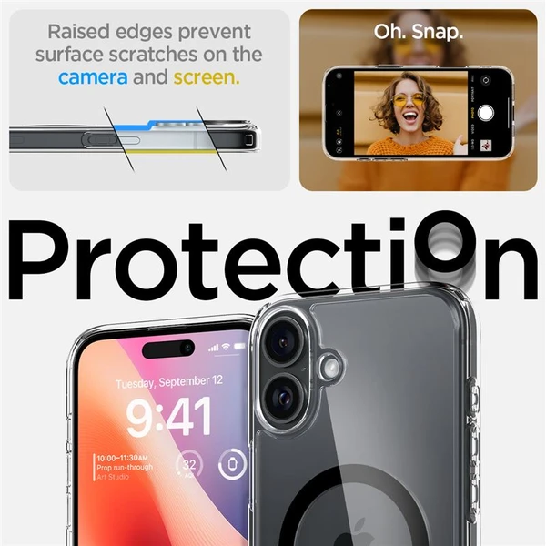 Spigen Ultra Hybrid MagSafe kryt iPhone 16 Plus black - Pouzdra - Obrázek 97cecaa7808c42d59fb720a3bb832032
