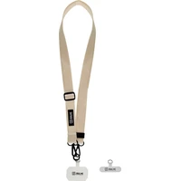 OBAL:ME NeckTag Ribbon popruh na telefon béžový - Popruhy a crossbody
