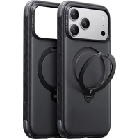 Torras Ostand Q3 Rugg MagSafe kryt iPhone 18 Pro Max černý - Pouzdra