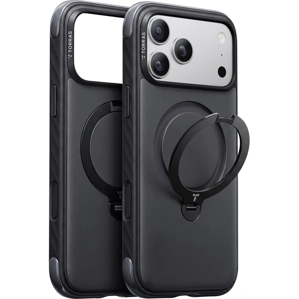 Torras Ostand Q3 Rugg MagSafe kryt iPhone 18 Pro Max černý