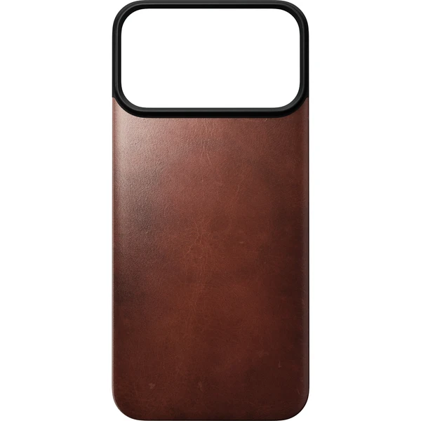 Nomad Magnetic Leather Back (Horween) MagSafe kožený kryt iPhone 17 Pro Max/18 Pro Max Olde Dublin - Pouzdra - Obrázek 97e0cb96bade4a179422551ce56ed3d2