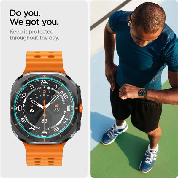 Spigen Glass tR EZ Fit sklo Samsung Galaxy Watch Ultra čiré (2 ks) - Ochranné folie a skla - Obrázek 97e5ea754a40425db3d8c6d69d9ee95f