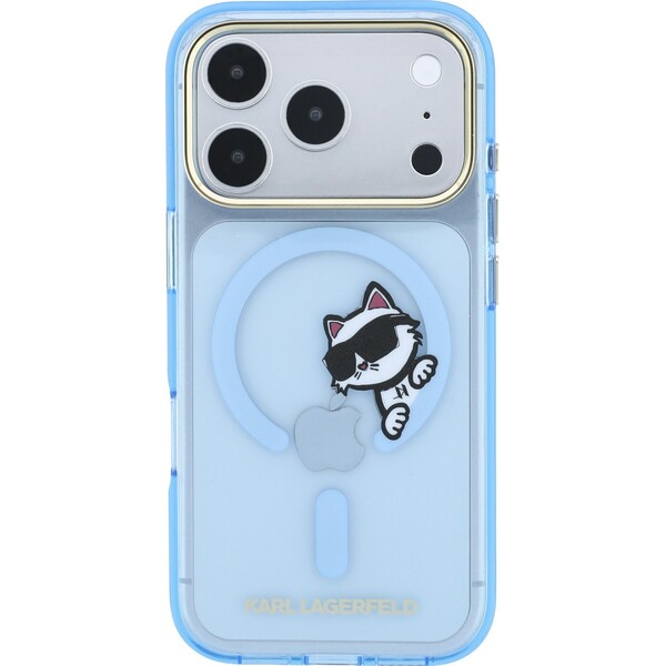 Karl Lagerfeld IML Choupette Peekaboo Magsafe kryt iPhone 18 Pro Max modrý - Pouzdra - Obrázek 97ea2f1d4b1347cd83c0bdf20356df45
