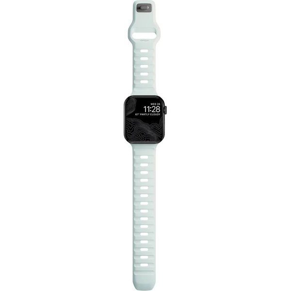Nomad Sport Strap S/M řemínek pro Apple Watch 42/41/40/38mm Ice Blue Glow - Řemínky - Obrázek 97ebae421b7741de80b852dac659b90b
