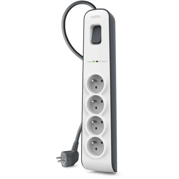 Belkin přepěťová ochrana BSV400, 4 zásuvky, 2m - Přepěťové ochrany - Obrázek 981L100301