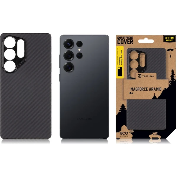 Tactical MagForce Aramid kryt Samsung Galaxy S25 Ultra černý - Pouzdra - Obrázek 9838bcb9d4dd40eaba22ecb01fbe2711