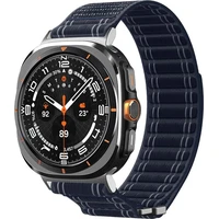 Spigen Fabric Band řemínek (hook-and-loop) Samsung Galaxy Watch Ultra 47mm námořně modrý - Řemínky