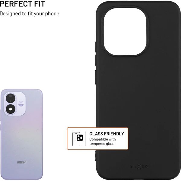 FIXED Story silikonový kryt Xiaomi Redmi Note 17 5G černý - Pouzdra - Obrázek 98653dca94bf493f850b24d8eb476a1b