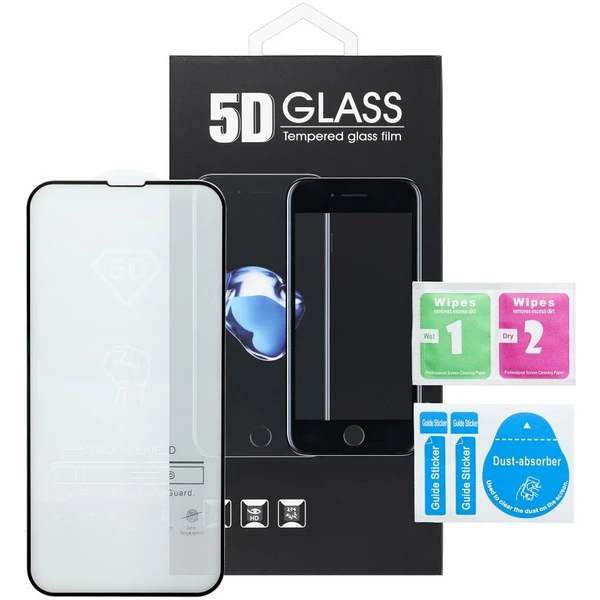 Smarty 5D Full Glue tvrzené sklo Xiaomi Redmi Note 12 Pro/12 Pro+/12 Explorer/Poco X5 Pro černé - Ochranné folie a skla - Obrázek 987N300401