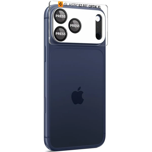 Spigen Glass tR EZ Fit Optik Pro XL sklo na fotoaparát iPhone 17 Pro černé - Ochranné folie a skla - Obrázek 9896b640084c4985953ec20f2b65f3d5