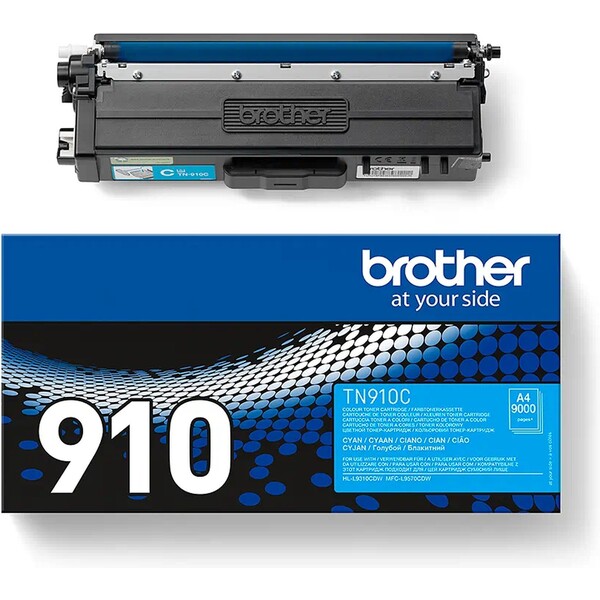 Brother TN910C Azurová