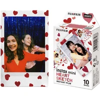 Fujifilm Instax mini film Heart Sketch (10 ks) - Filmy pro instantní fotoaparáty