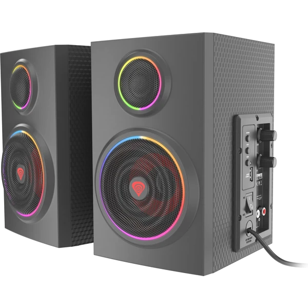 Reproduktory 2.0 24W GENESIS HELIUM 300BT ARGB, Bluetooth 5.0 - Reproduktory - Obrázek 98G1100501