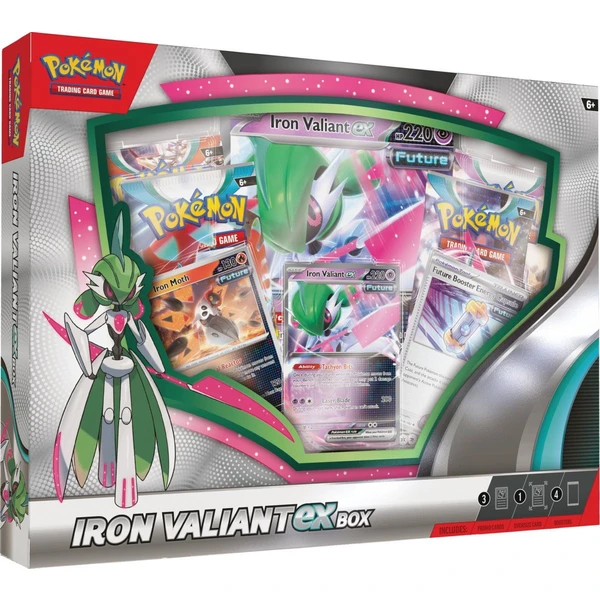 Pokémon TCG: Roaring Moon / Iron Valiant ex Box - Pokémon karty - Obrázek 98O8G00101