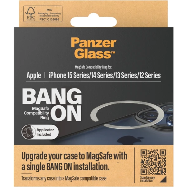 PanzerGlass MagSafe Ring nalepovací kroužek pro iPhone 16/15/14/13/12 - Vychytávky - Obrázek 98TS100501