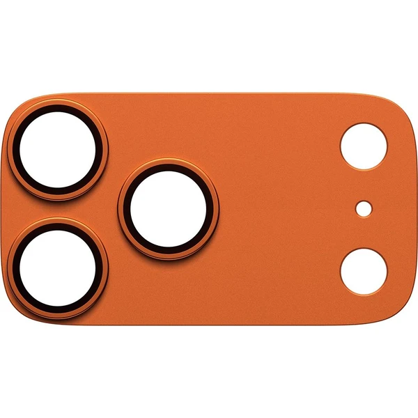 PanzerGlass® FENDER hliníková ochrana fotoaparátu Apple iPhone 17 Pro Max oranžová - Ochranné folie a skla - Obrázek 98XL000K01