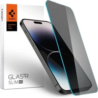 Spigen Glass tR Slim HD 1 Pack Anti Glare/Privacy sklo iPhone 14 Pro - Ochranné folie a skla