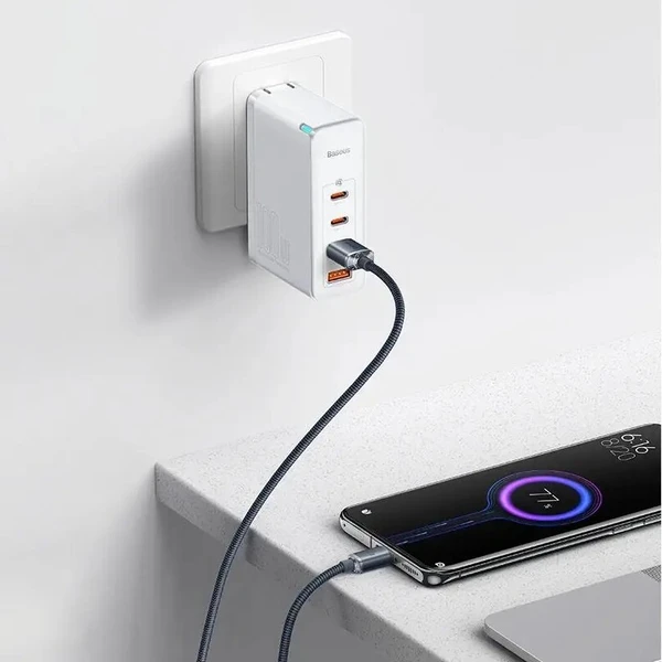 Baseus Crystal Shine USB-A/USB-C napájecí kabel 100W 1,2m černý - Kabely a redukce - Obrázek 98c5ed27a48a480cabb1d939aee47830