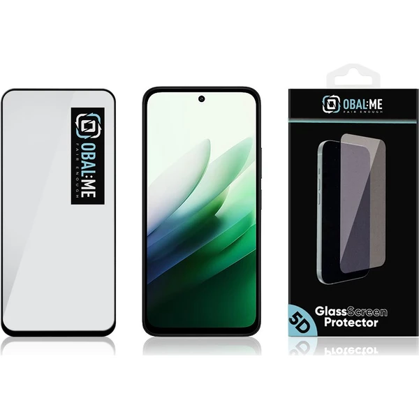 OBAL:ME 5D Tvrzené Sklo pro Xiaomi Redmi 15 5G černé - Ochranné folie a skla - Obrázek 98e39a6d97df42d4b3c2a6b115cb7d10