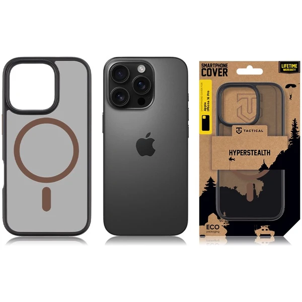Tactical MagForce Hyperstealth 2.0 Kryt pro iPhone 16 Pro Black/Moucha Moose - Pouzdra - Obrázek 990625590a8f4f69b0aa4fd25153866e