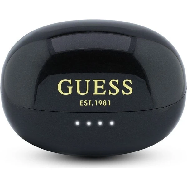 Guess Metallic Finish Classic Logo OWS bezdrátová sluchátka černá - Sluchátka - Obrázek 991d170939d947ffb9b0bd464f604f0f