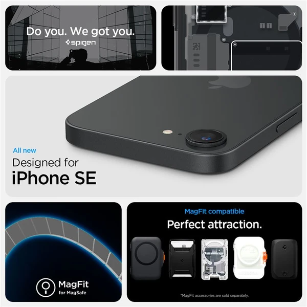 Spigen Ultra Hybrid MagSafe kryt iPhone 17e/16e zero one black - Pouzdra - Obrázek 994f8cb675bc4389b64965572037da87