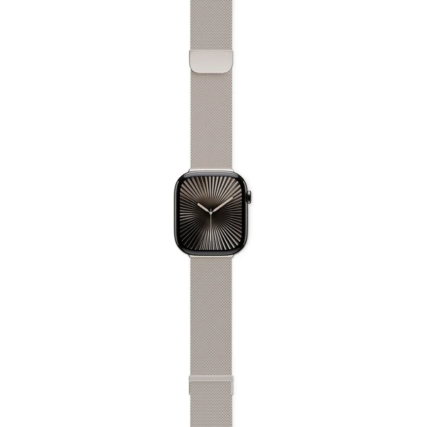 iWant Milanese+ řemínek pro Apple Watch 49/46/45/44/42mm hvězdně bílý - Řemínky - Obrázek 9953ef0d711a4718ad318f411fef2075