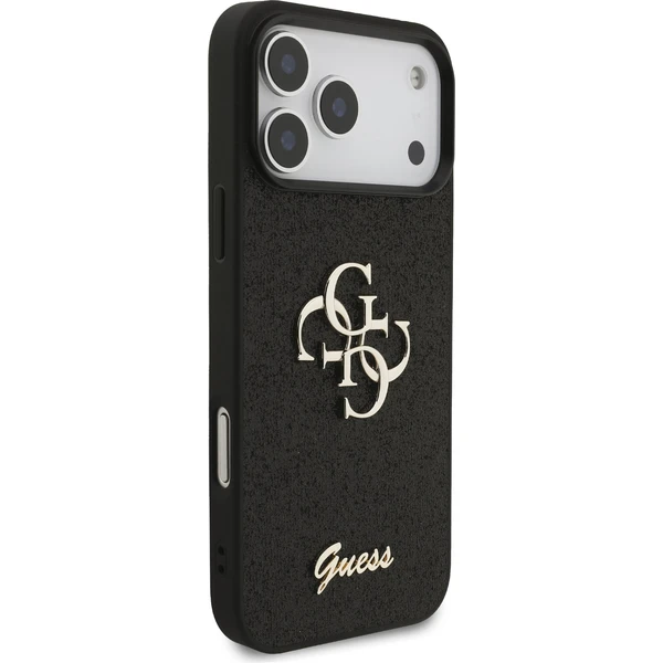 Guess PU Fixed Glitter 4G Metal Logo kryt iPhone 17 Pro Max černý - Pouzdra - Obrázek 9978fe6432804243b2e9c43f29111e65