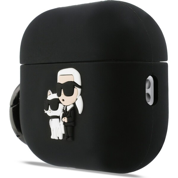 Karl Lagerfeld 3D Logo NFT Karl and Choupette silikonové pouzdro AirPods Pro 3 černé - Pouzdra - Obrázek 9994c87caad54225b5ec50711767f1c8