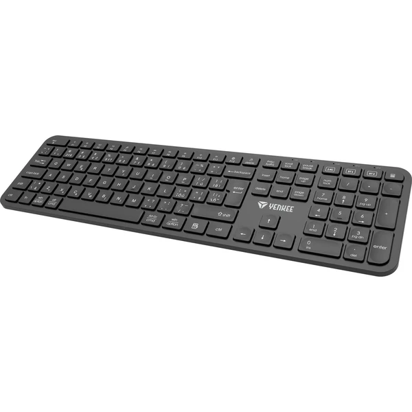 YENKEE YKB 2050CS Ego Dual bezdrátová klávesnice černá - Klávesnice - Obrázek 99FB300401