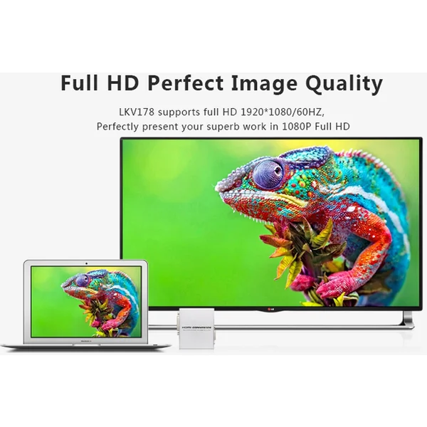 PremiumCord Mini DisplayPort -> HDMI/DVI-I/VGA redukce stříbrná - Kabely a redukce - Obrázek 99H0000401