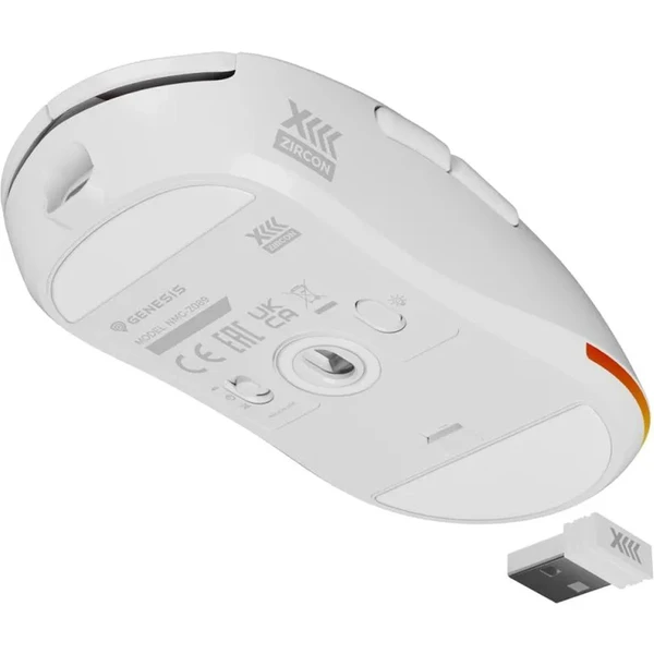 Genesis ZIRCON XIII CUSTOM bezdrátová herní myš bílá - Myši - Obrázek 99I5000O01