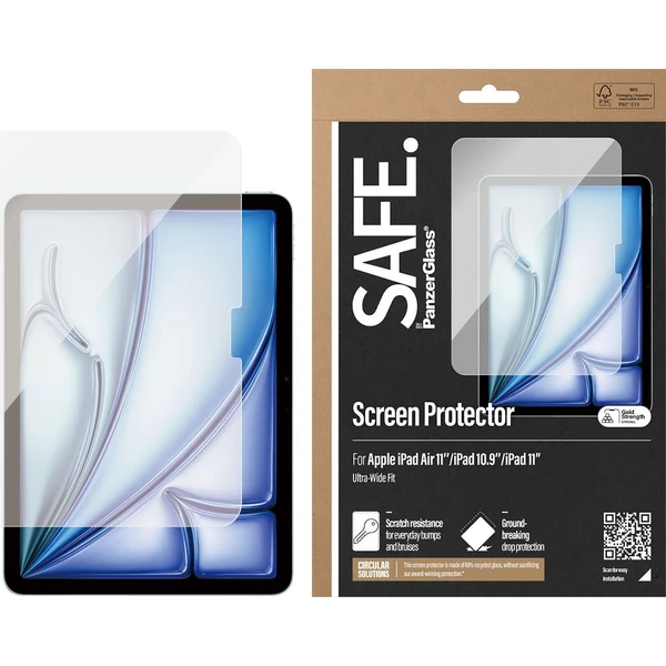 PanzerGlass® SAFE sklo Apple iPad Air 11" (2024/2025)/iPad 10.9"/iPad 11" (2025) - Ochranné folie a skla - Obrázek 99XL000K01