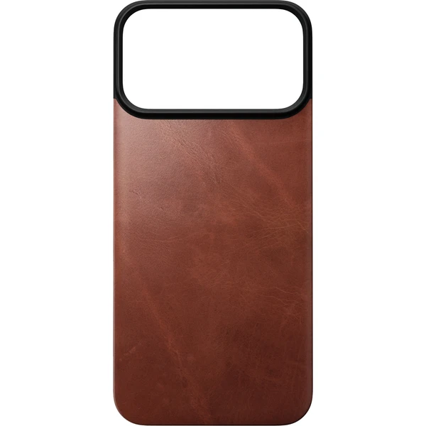 Nomad Magnetic Leather Back (Horween) MagSafe kožený kryt iPhone 18 Pro Max Olde Dublin - Pouzdra - Obrázek 99a6be0a1e0f4b6aa8fb639f2e129207