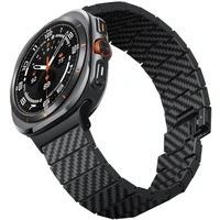 Pitaka Carbon Fiber Strap řemínek Samsung Galaxy Watch Ultra černý - Řemínky