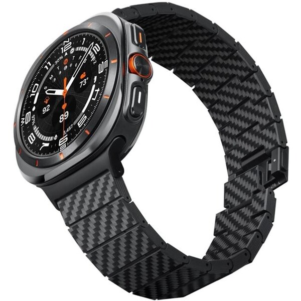 Pitaka Carbon Fiber Strap řemínek Samsung Galaxy Watch Ultra černý