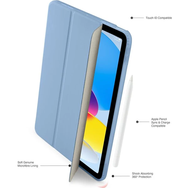 Pipetto Origami No7 Tri-Folio pouzdro iPad 11" (2025)/iPad (2022) světle modré - Pouzdra - Obrázek 99b4bfff4c6f4bf8bb1dabea389ee655