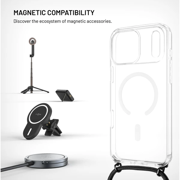 FIXED MagPure Neck kryt s černou šňůrkou na krk pro Apple iPhone 18 Pro Max - Pouzdra - Obrázek 99b6deb615154e36b6e7836c3efe70a5