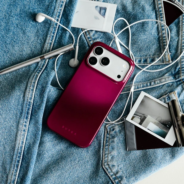 Burga Tough MagSafe kryt iPhone 18 Pro Dark Cherry - Pouzdra - Obrázek 99ba6a9ca205489e939f4ddaa97e177a