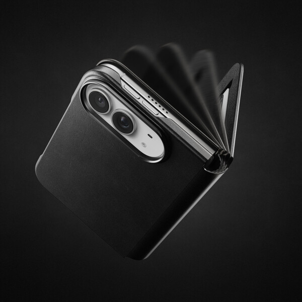 Nomad Traditional Leather Folio (Horween) MagSafe kožené pouzdro iPhone Duo černé - Pouzdra - Obrázek 99bf9dd806254a9f9594b86fac3d47de