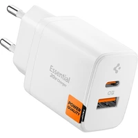 Spigen Essential EE202EU (20W) USB-C/USB-A nabíječka bílá - Nabíječky