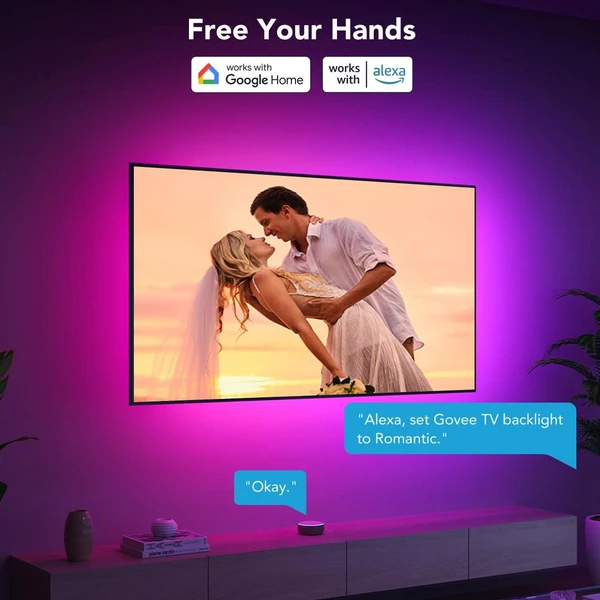 Govee TV 40-50" SMART LED podsvícení RGBIC - Chytrá osvětlení - Obrázek 99f19941bba047bebc41f089e0d906ee