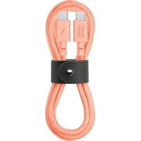 Native Union Belt Cable USB-C/USB-C kabel 1,2m, 60W meruňkový - Kabely a redukce