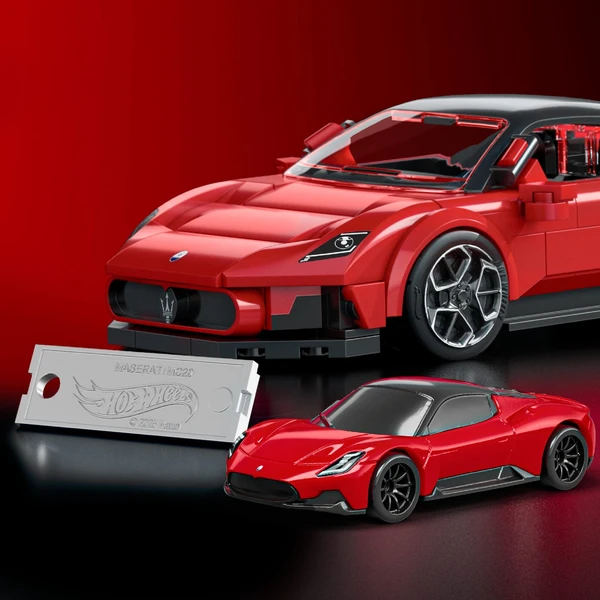 Mattel Brick Shop sestavitelný model Hot Wheels - Maserati MC20 (Speed series) - Stavebnice - Obrázek 9A6L000K01