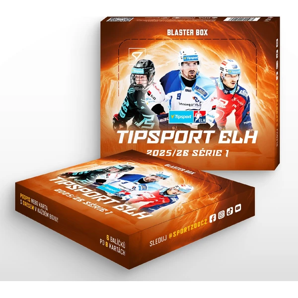 Hokejové karty SportZoo Tipsport ELH 2025/26 1. série Blaster box - Hokejové karty - Obrázek 9AJM000K01