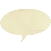 Rocada Skin Shape Talk 6441-1013 magnetická tabule perlová bílá RAL 1013 - Magnetické tabule